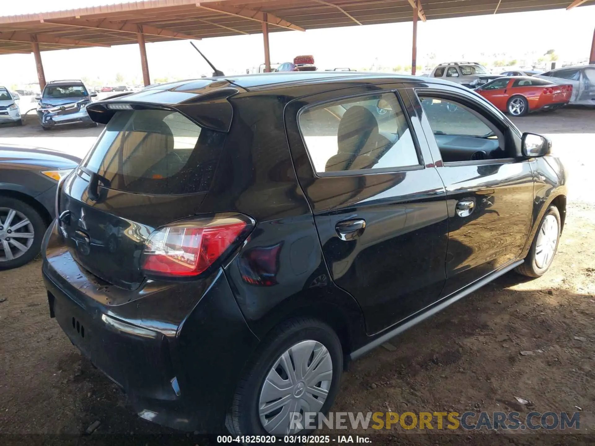 4 Photograph of a damaged car ML32AUHJ8MH012319 MITSUBISHI MIRAGE 2021