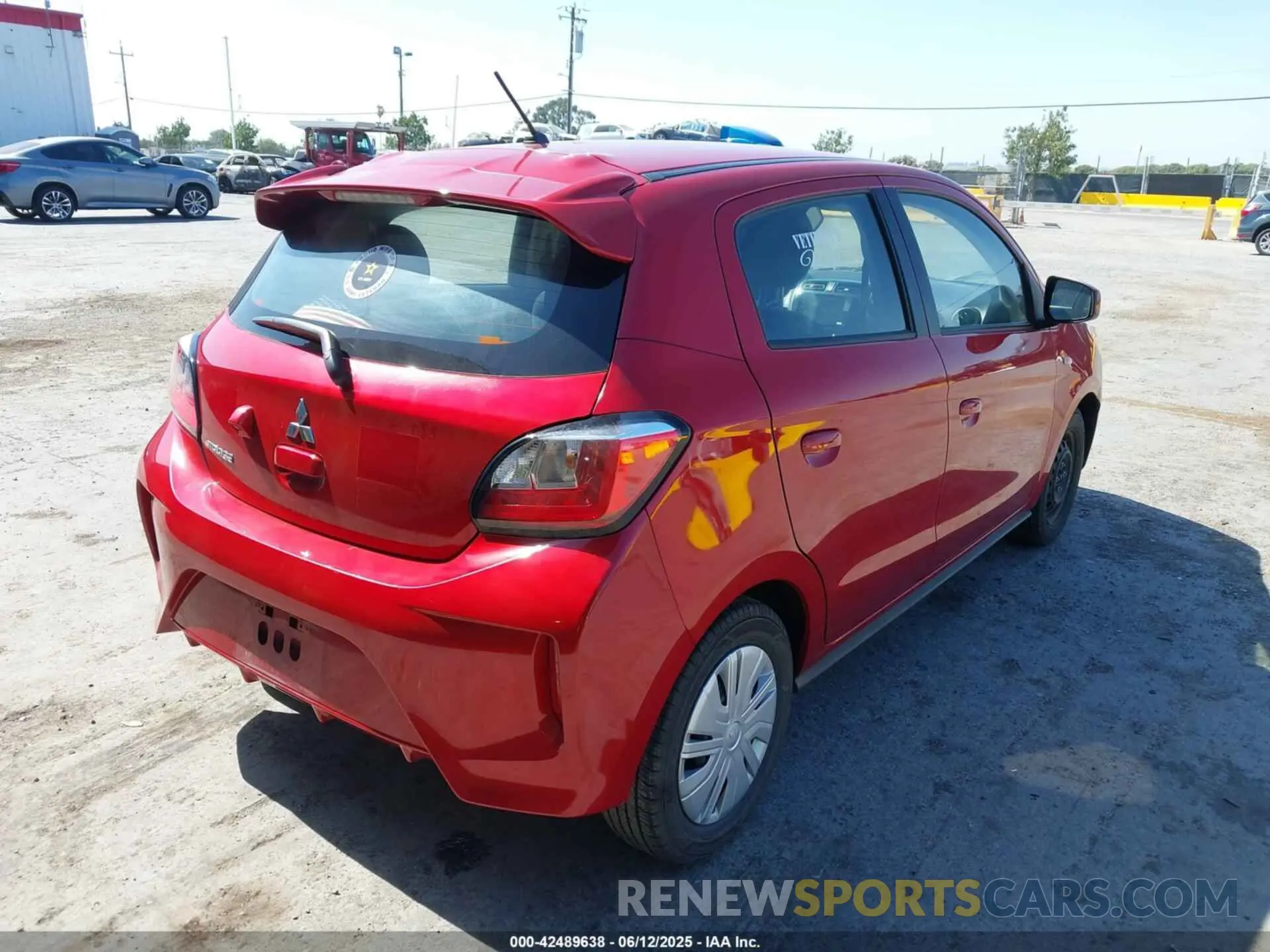 4 Photograph of a damaged car ML32AUHJ9MH001958 MITSUBISHI MIRAGE 2021
