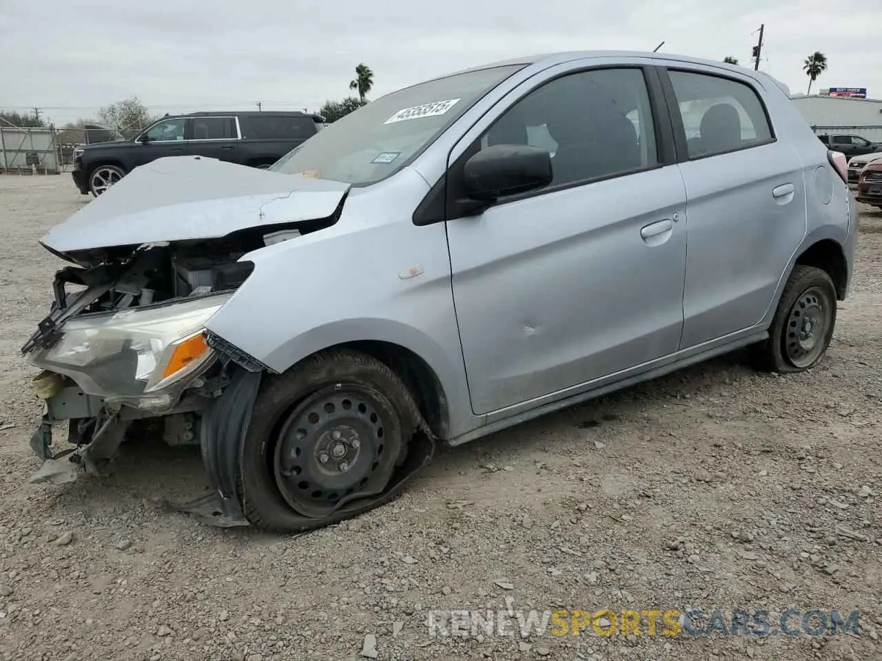 1 Photograph of a damaged car ML32AUHJ9MH004570 MITSUBISHI MIRAGE 2021