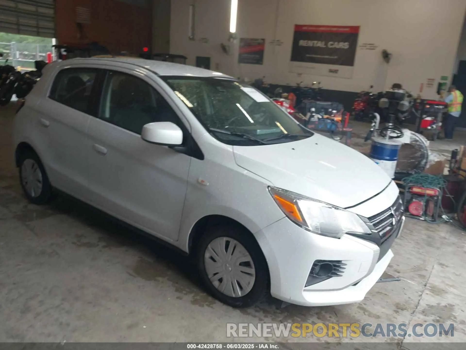 1 Photograph of a damaged car ML32AUHJ9MH008568 MITSUBISHI MIRAGE 2021