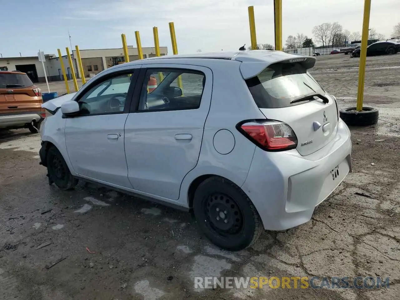 2 Photograph of a damaged car ML32AUHJ9MH008571 MITSUBISHI MIRAGE 2021