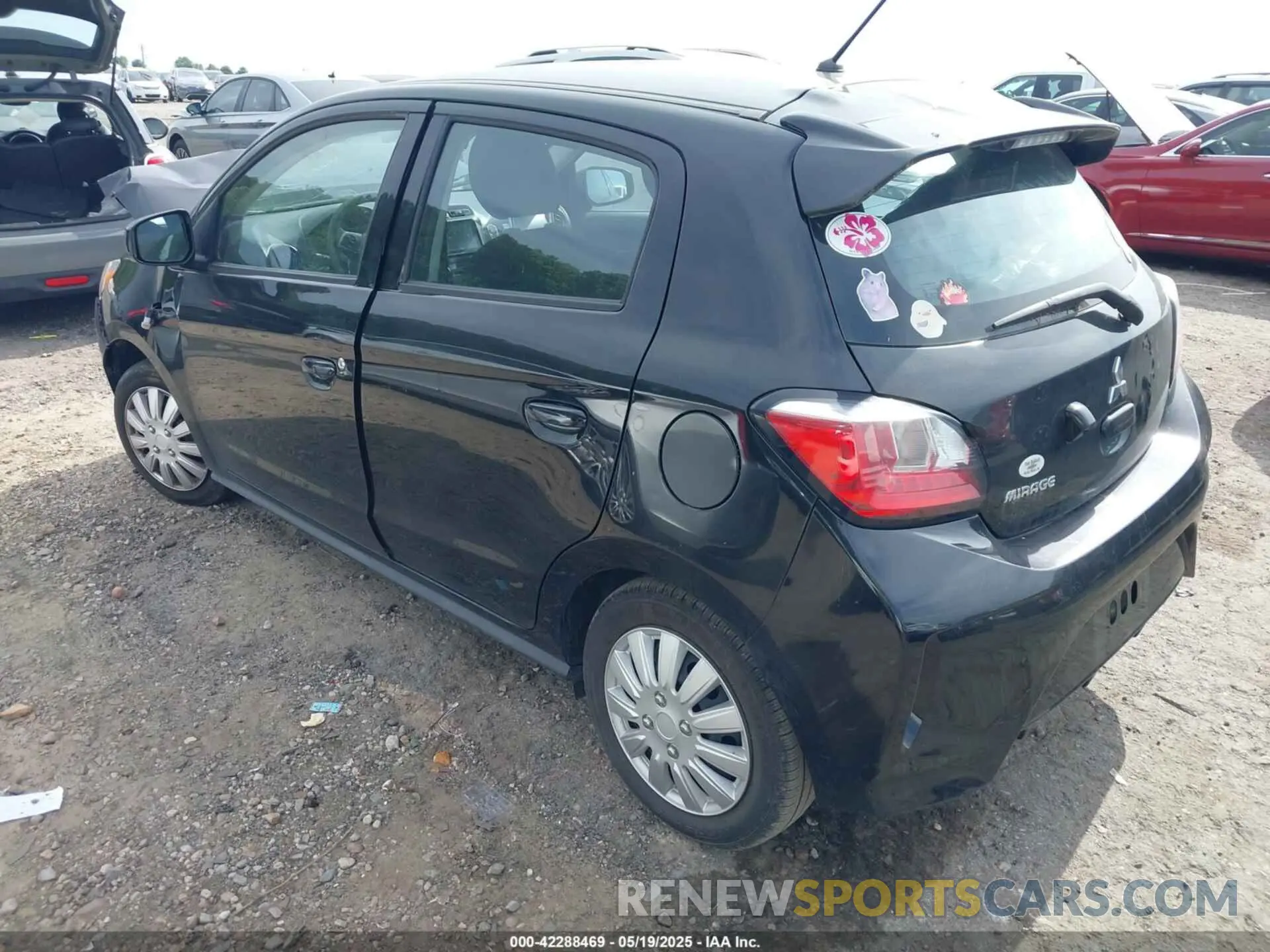 3 Photograph of a damaged car ML32AUHJ9MH010224 MITSUBISHI MIRAGE 2021