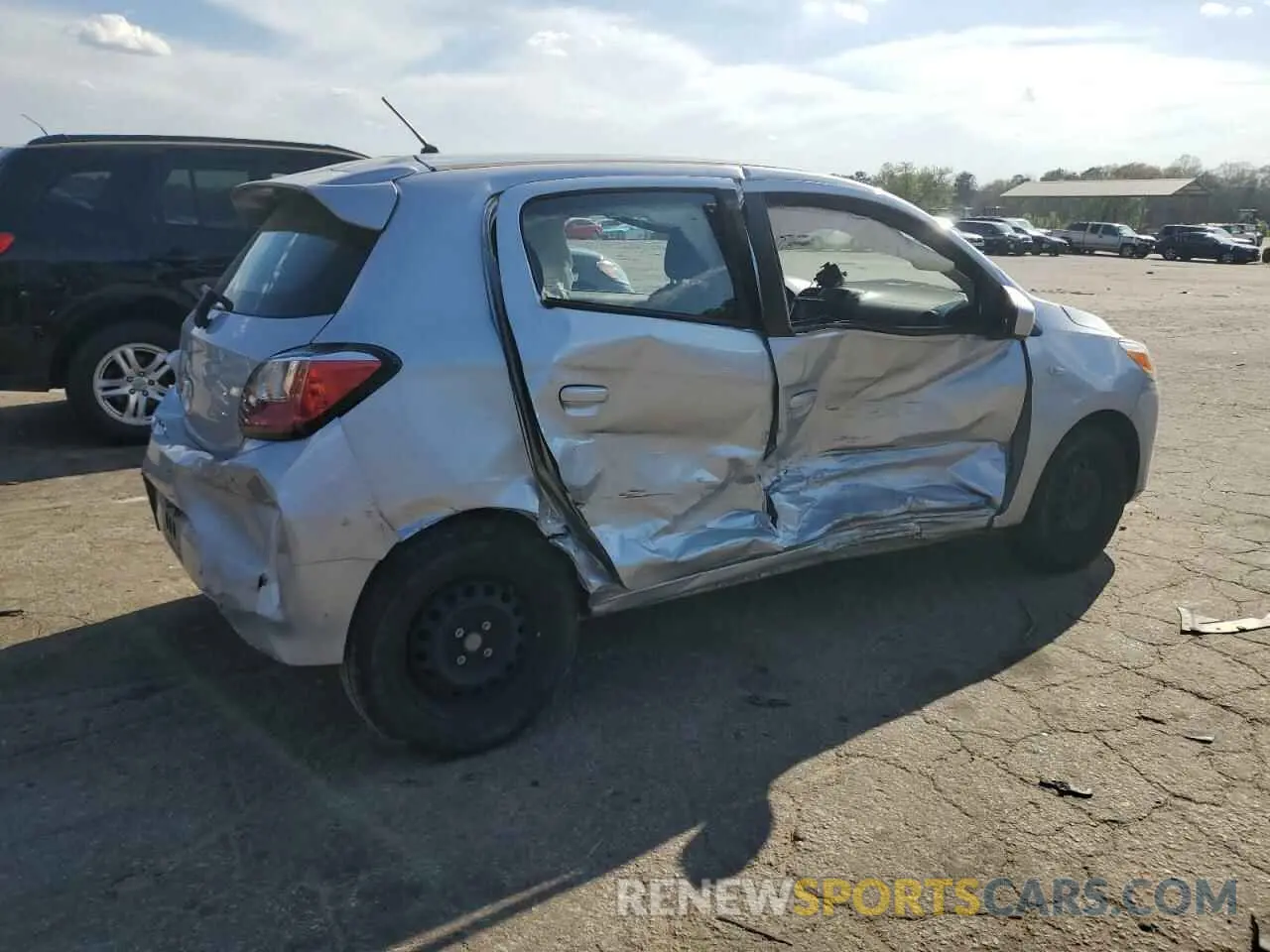 3 Photograph of a damaged car ML32AUHJXMH007140 MITSUBISHI MIRAGE 2021