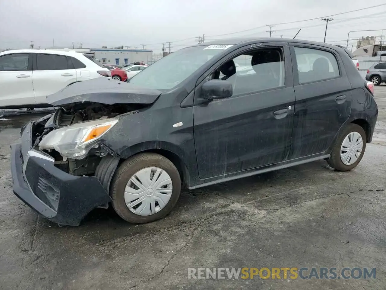 1 Photograph of a damaged car ML32AUHJXMH007669 MITSUBISHI MIRAGE 2021