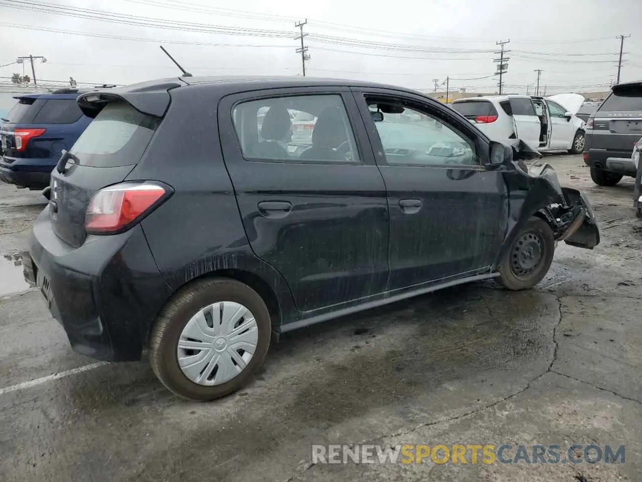3 Photograph of a damaged car ML32AUHJXMH007669 MITSUBISHI MIRAGE 2021