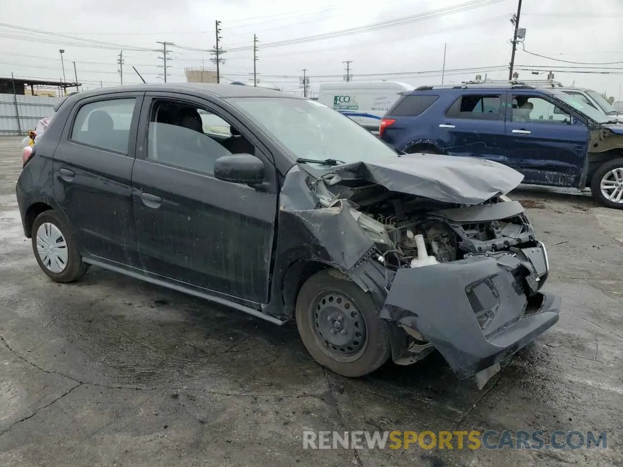 4 Photograph of a damaged car ML32AUHJXMH007669 MITSUBISHI MIRAGE 2021