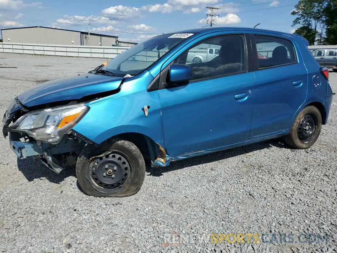 1 Photograph of a damaged car ML32AUHJXMH011429 MITSUBISHI MIRAGE 2021