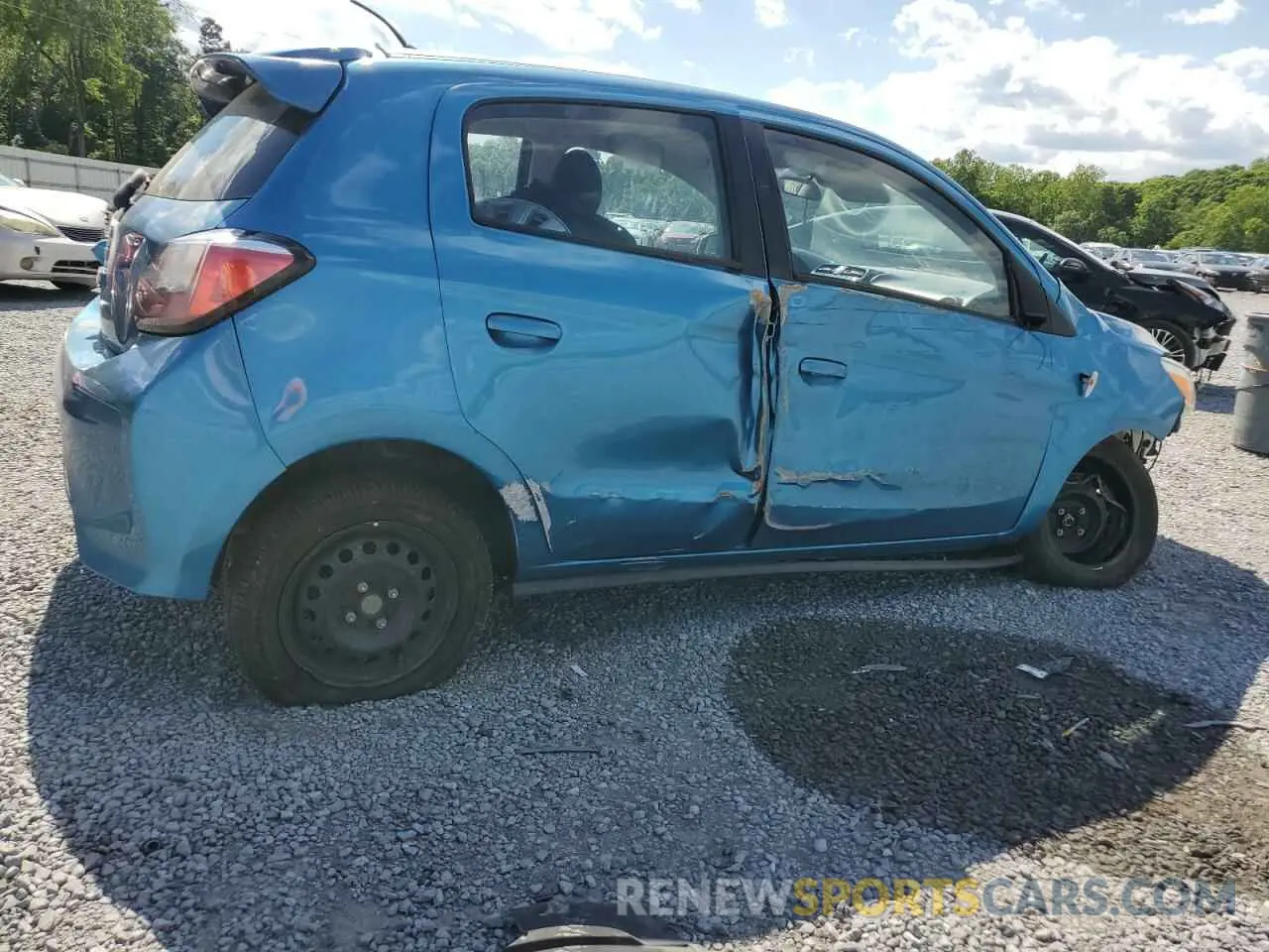 3 Photograph of a damaged car ML32AUHJXMH011429 MITSUBISHI MIRAGE 2021