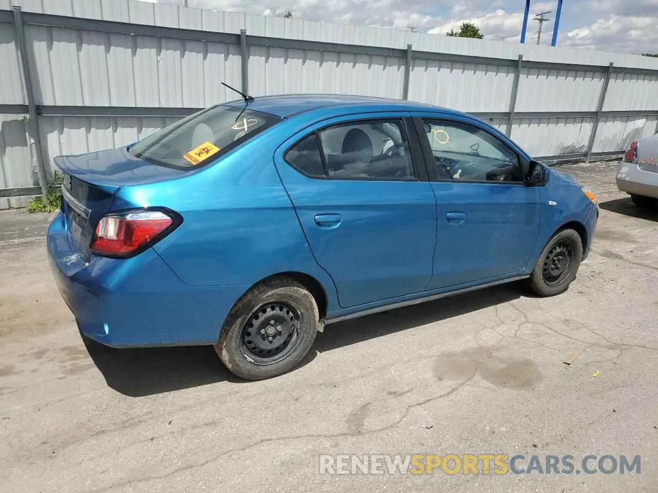 3 Photograph of a damaged car ML32FUFJ1MHF00907 MITSUBISHI MIRAGE 2021