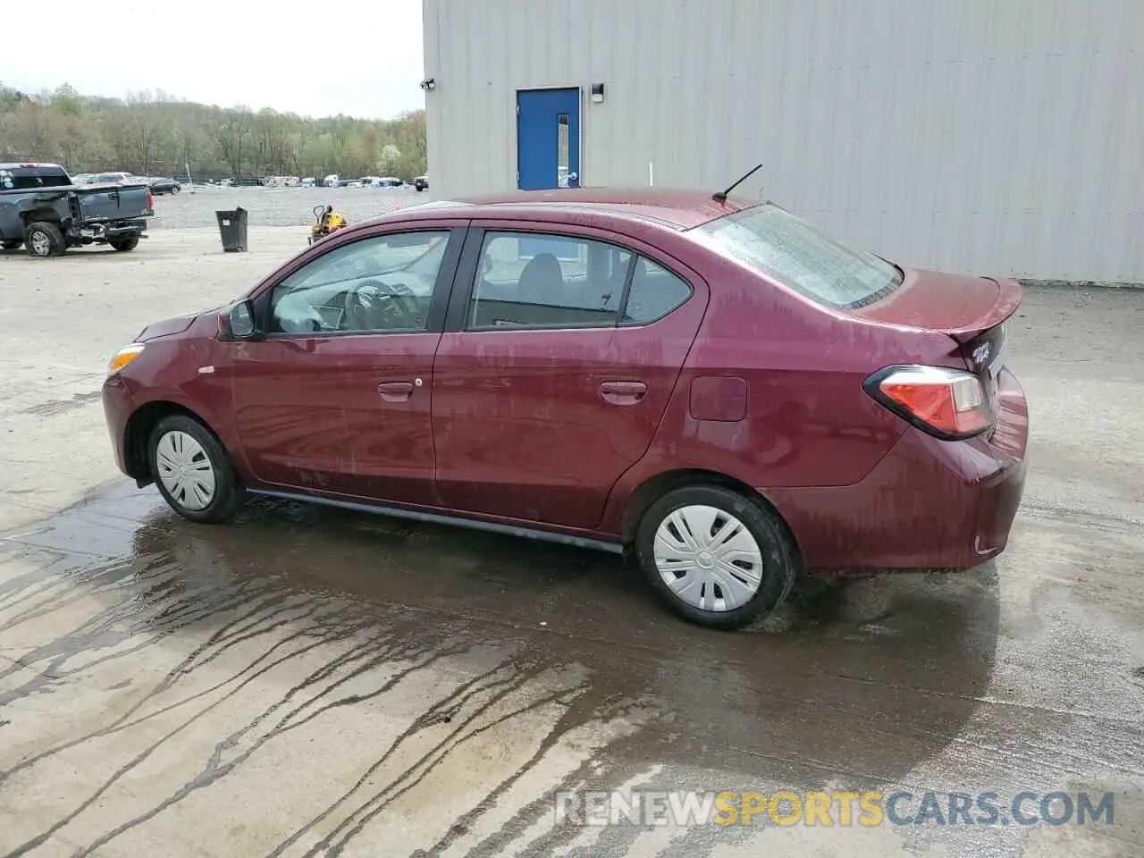 2 Photograph of a damaged car ML32FUFJ1MHF02141 MITSUBISHI MIRAGE 2021
