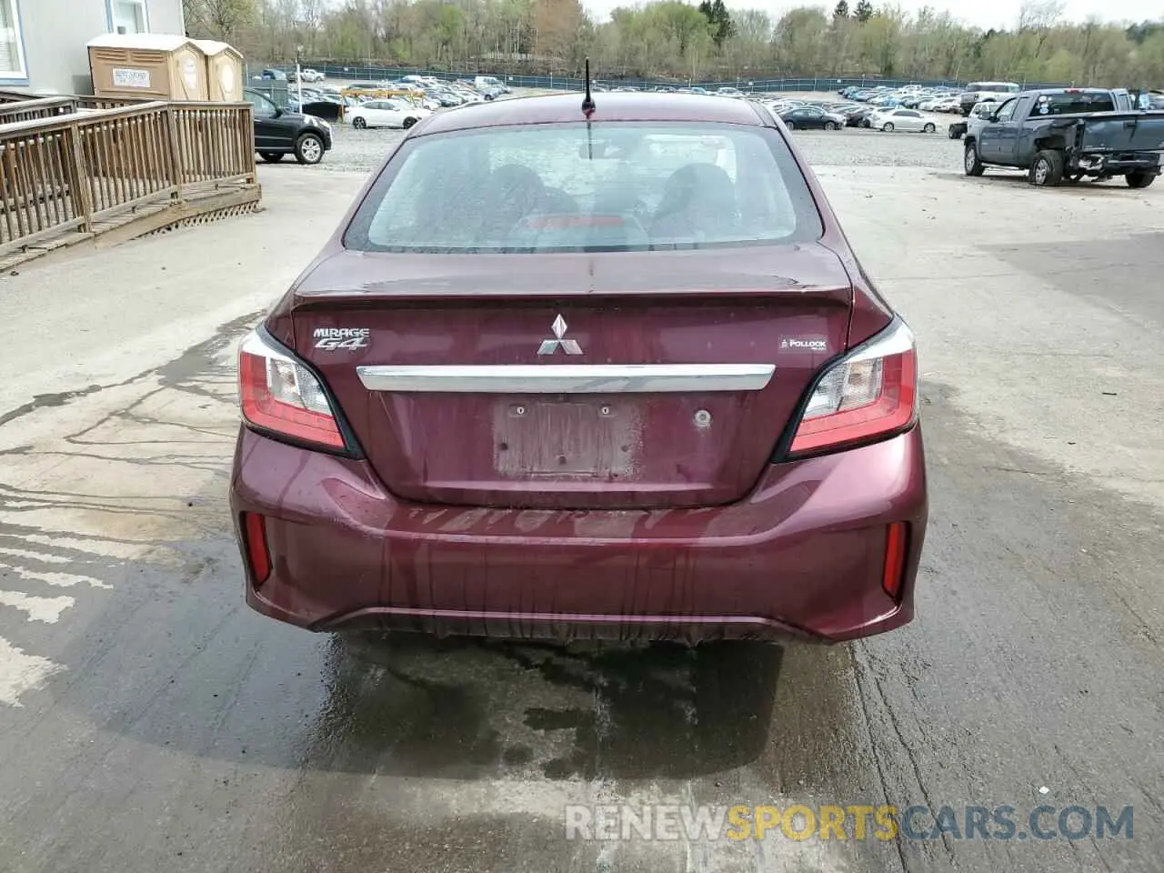 6 Photograph of a damaged car ML32FUFJ1MHF02141 MITSUBISHI MIRAGE 2021