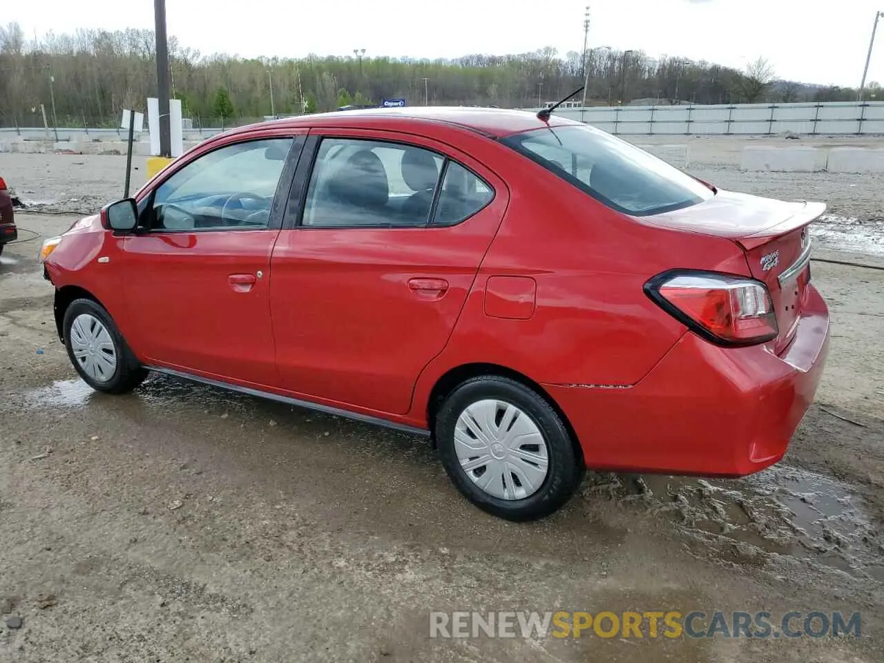 2 Photograph of a damaged car ML32FUFJ1MHF04374 MITSUBISHI MIRAGE 2021