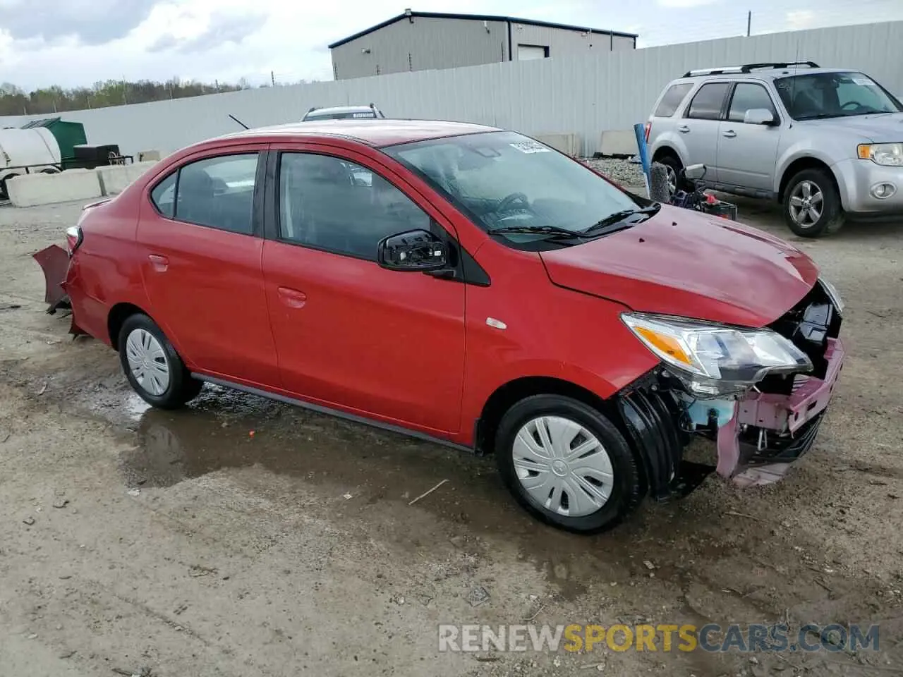 4 Photograph of a damaged car ML32FUFJ1MHF04374 MITSUBISHI MIRAGE 2021