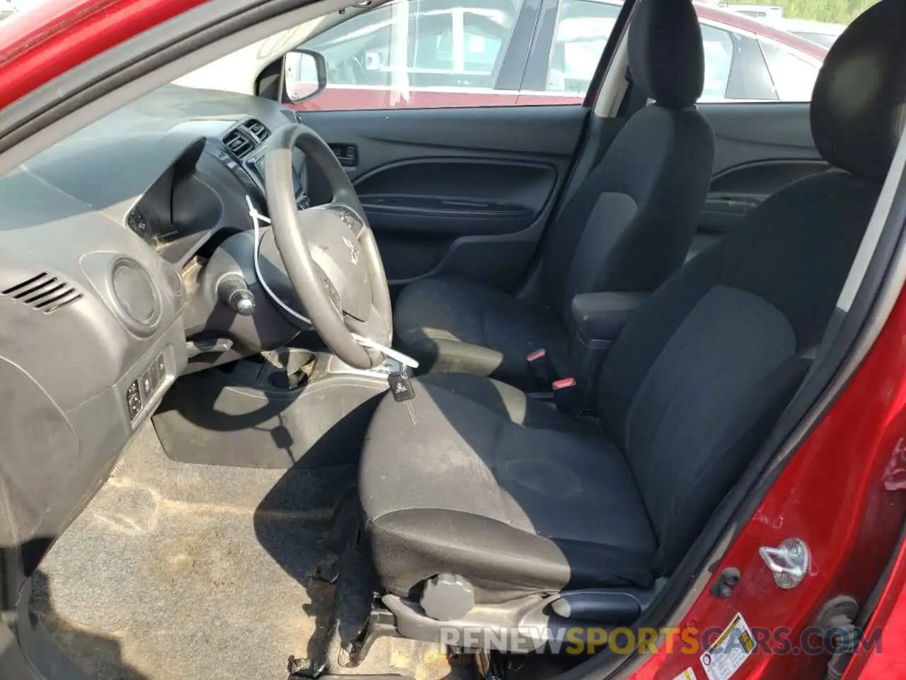 7 Photograph of a damaged car ML32FUFJ1MHF04374 MITSUBISHI MIRAGE 2021