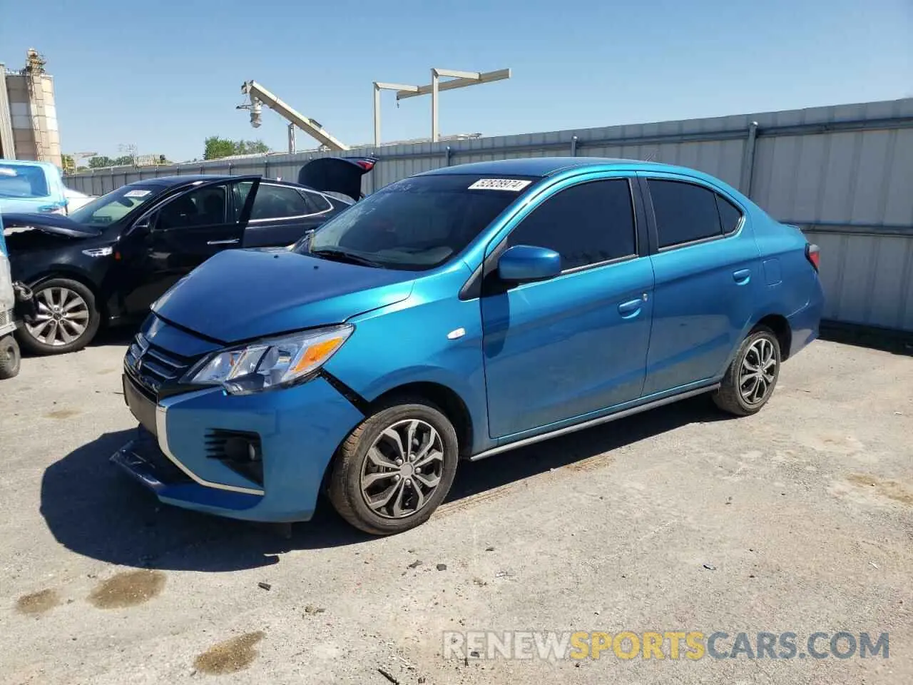 1 Photograph of a damaged car ML32FUFJ2MHF05467 MITSUBISHI MIRAGE 2021