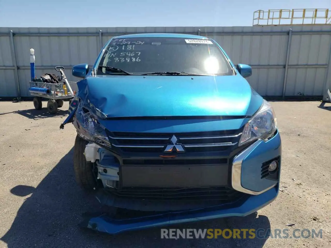 5 Photograph of a damaged car ML32FUFJ2MHF05467 MITSUBISHI MIRAGE 2021
