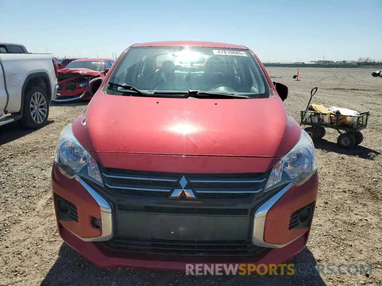 5 Photograph of a damaged car ML32FUFJ2MHF07347 MITSUBISHI MIRAGE 2021