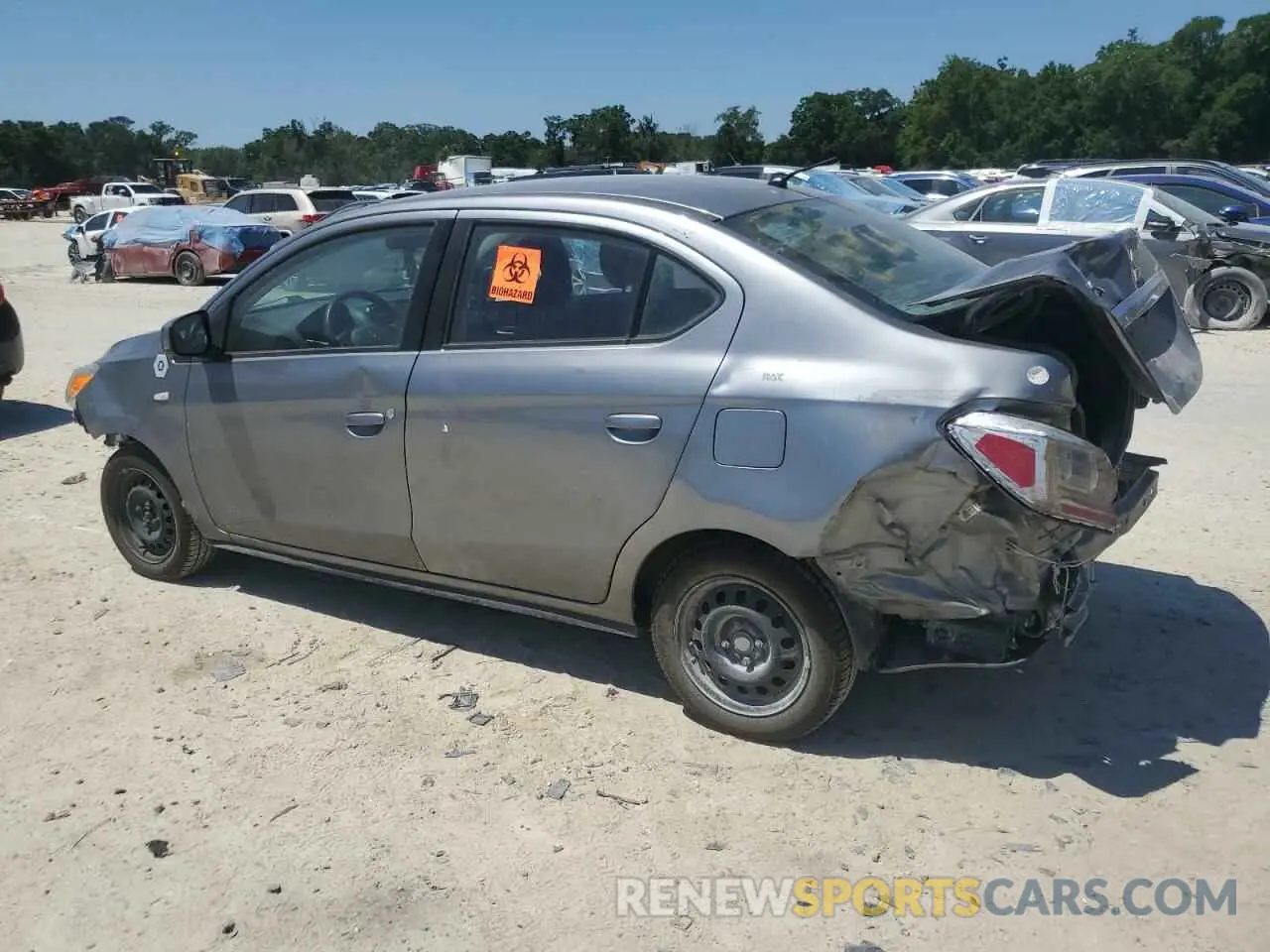 2 Photograph of a damaged car ML32FUFJ3MHF01525 MITSUBISHI MIRAGE 2021