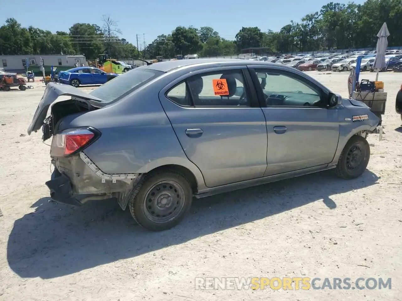3 Photograph of a damaged car ML32FUFJ3MHF01525 MITSUBISHI MIRAGE 2021