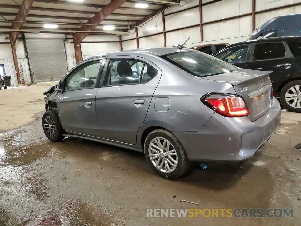 2 Photograph of a damaged car ML32FUFJ3MHF02979 MITSUBISHI MIRAGE 2021