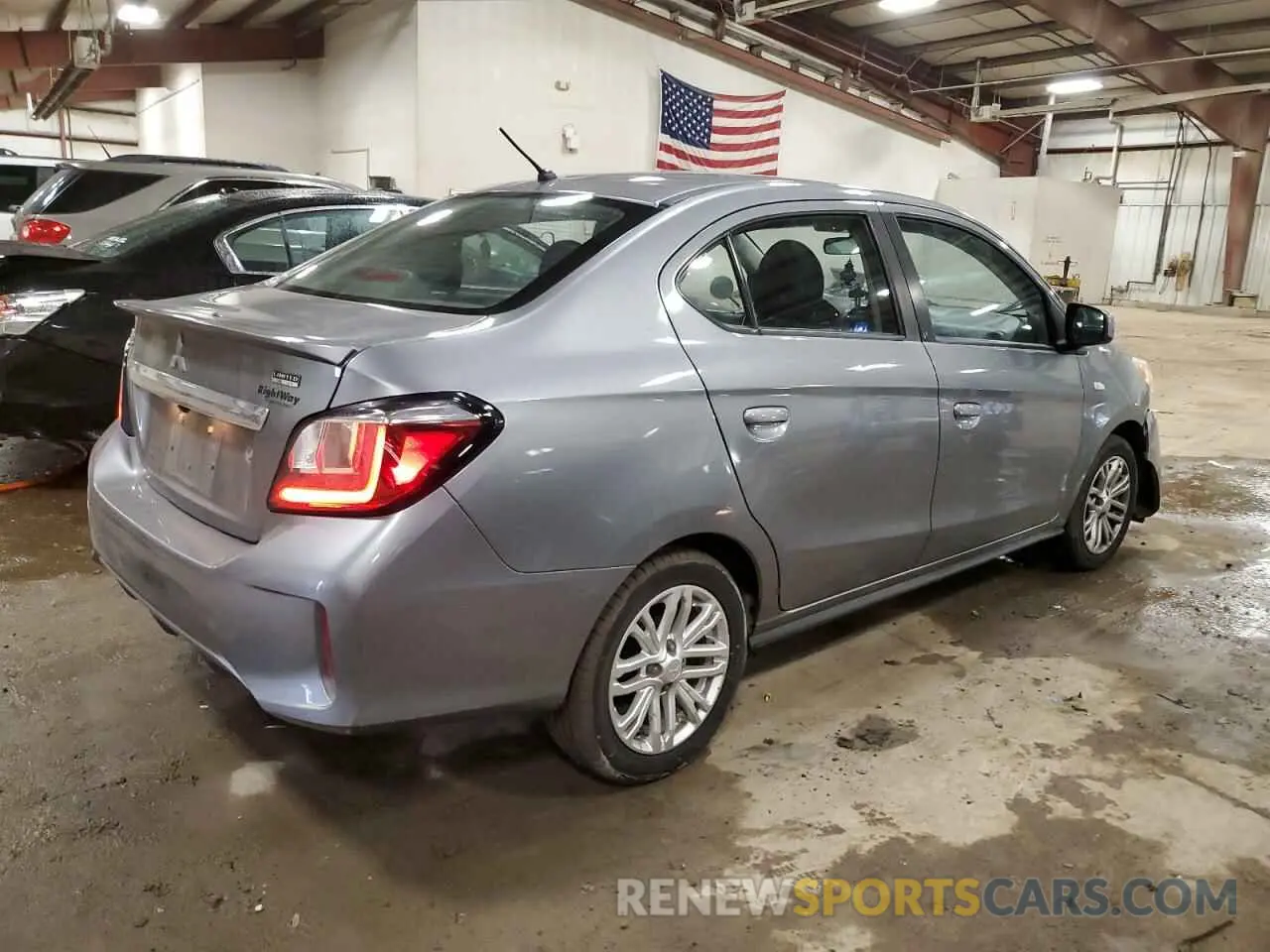 3 Photograph of a damaged car ML32FUFJ3MHF02979 MITSUBISHI MIRAGE 2021