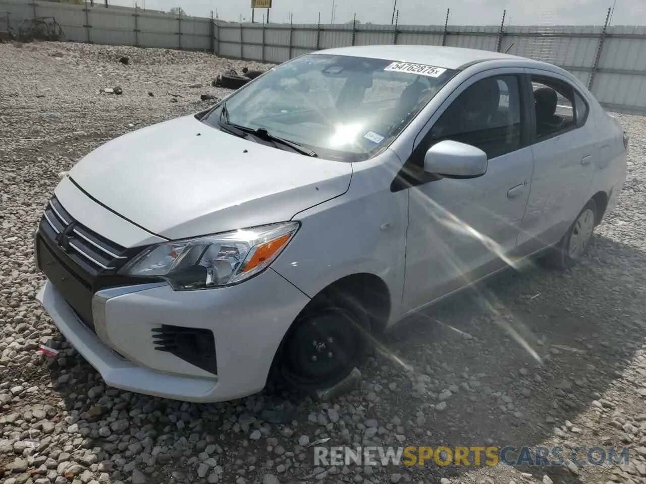 1 Photograph of a damaged car ML32FUFJ3MHF03713 MITSUBISHI MIRAGE 2021