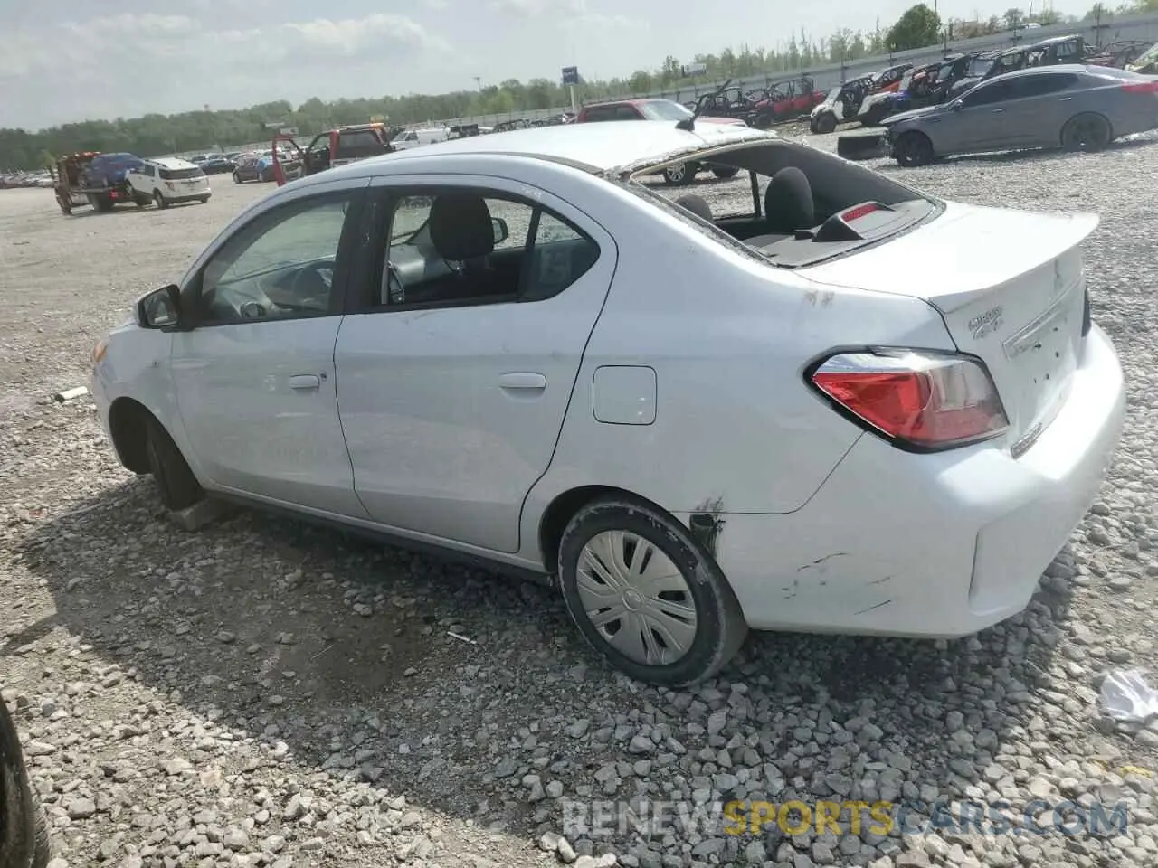 2 Photograph of a damaged car ML32FUFJ3MHF03713 MITSUBISHI MIRAGE 2021