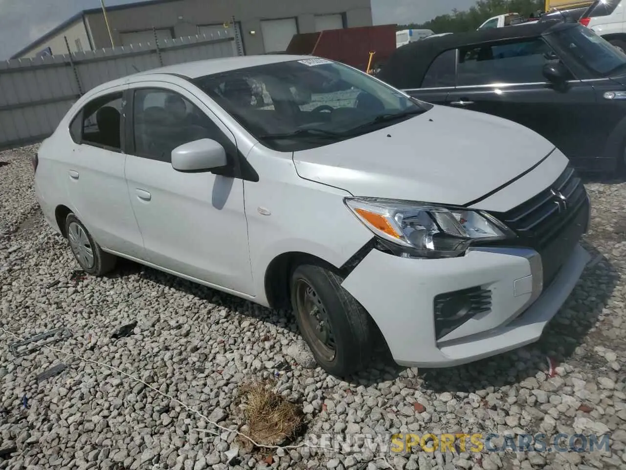 4 Photograph of a damaged car ML32FUFJ3MHF03713 MITSUBISHI MIRAGE 2021