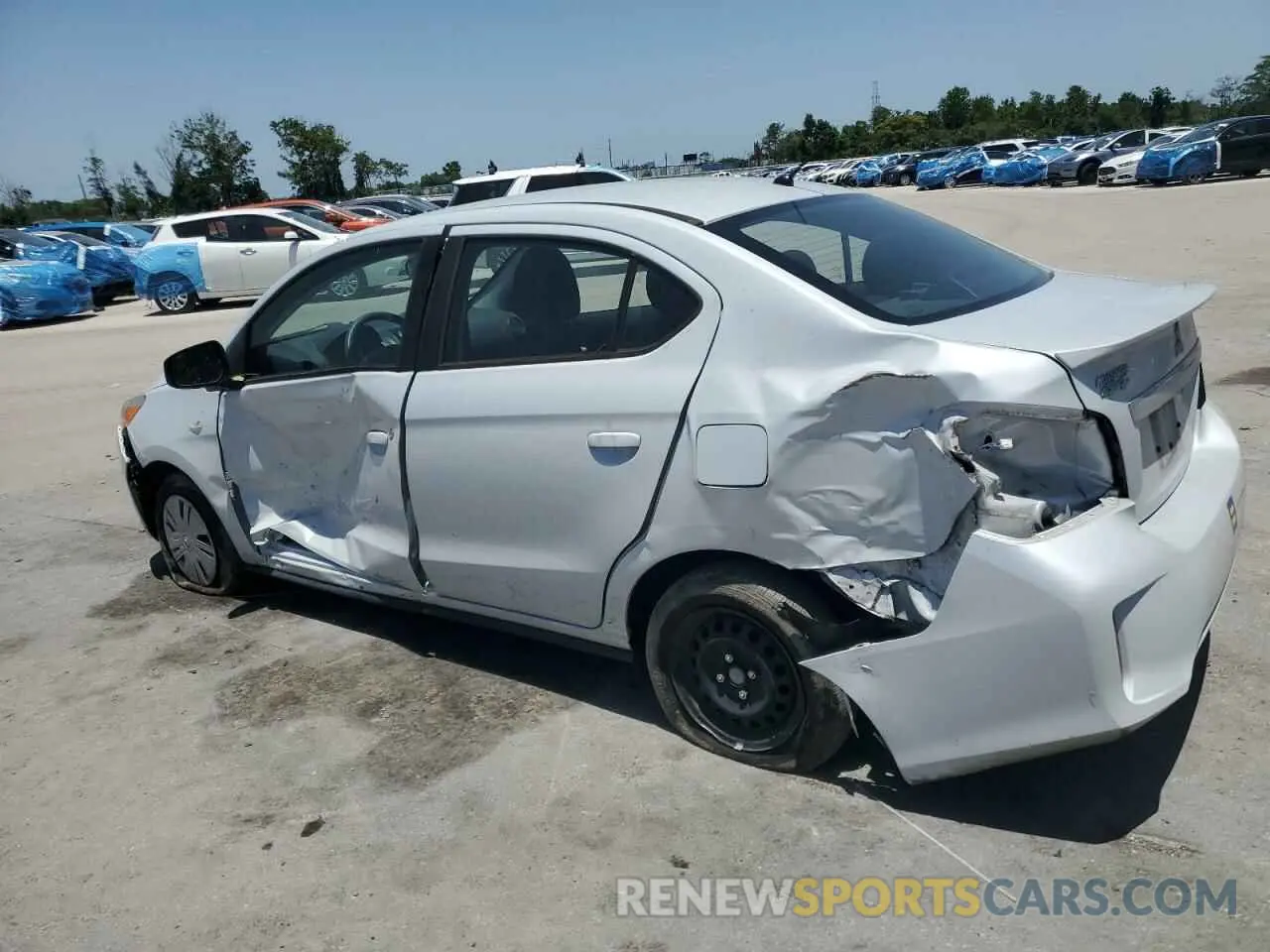 2 Photograph of a damaged car ML32FUFJ4MHF00836 MITSUBISHI MIRAGE 2021