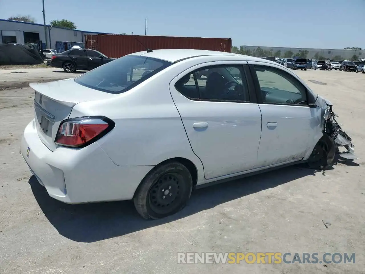 3 Photograph of a damaged car ML32FUFJ4MHF00836 MITSUBISHI MIRAGE 2021