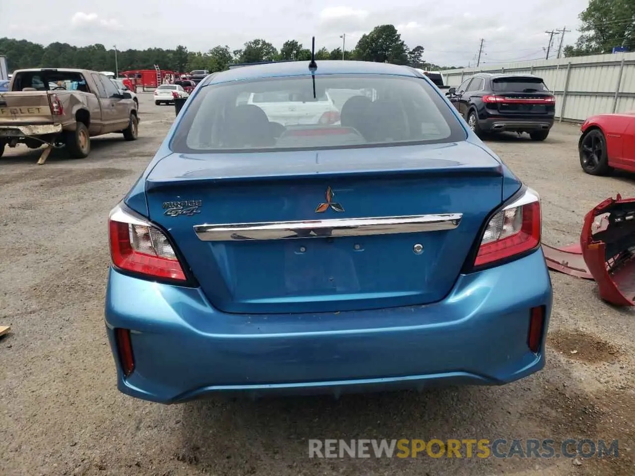 6 Photograph of a damaged car ML32FUFJ4MHF03509 MITSUBISHI MIRAGE 2021
