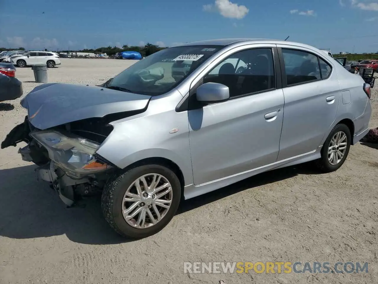 1 Photograph of a damaged car ML32FUFJ5MHF03986 MITSUBISHI MIRAGE 2021