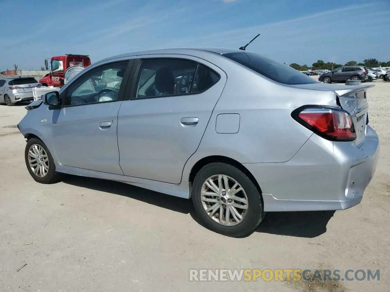 2 Photograph of a damaged car ML32FUFJ5MHF03986 MITSUBISHI MIRAGE 2021