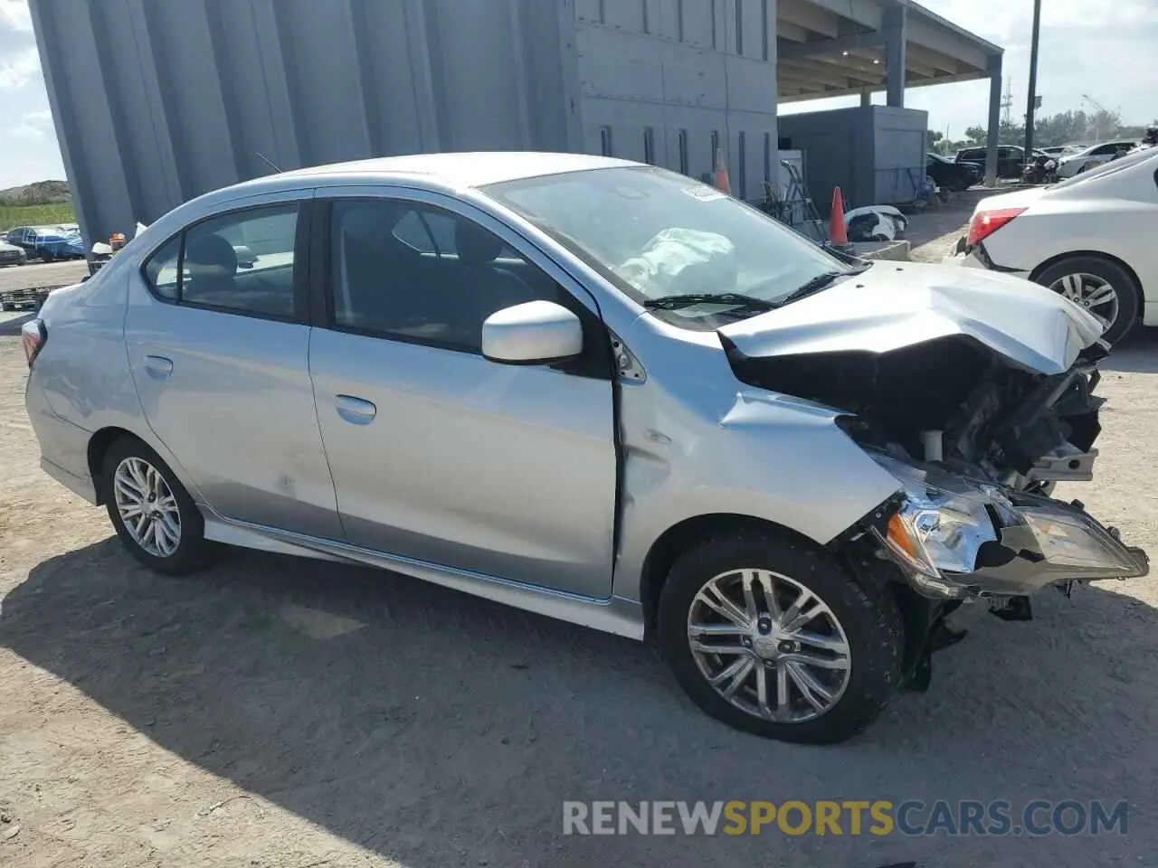 4 Photograph of a damaged car ML32FUFJ5MHF03986 MITSUBISHI MIRAGE 2021