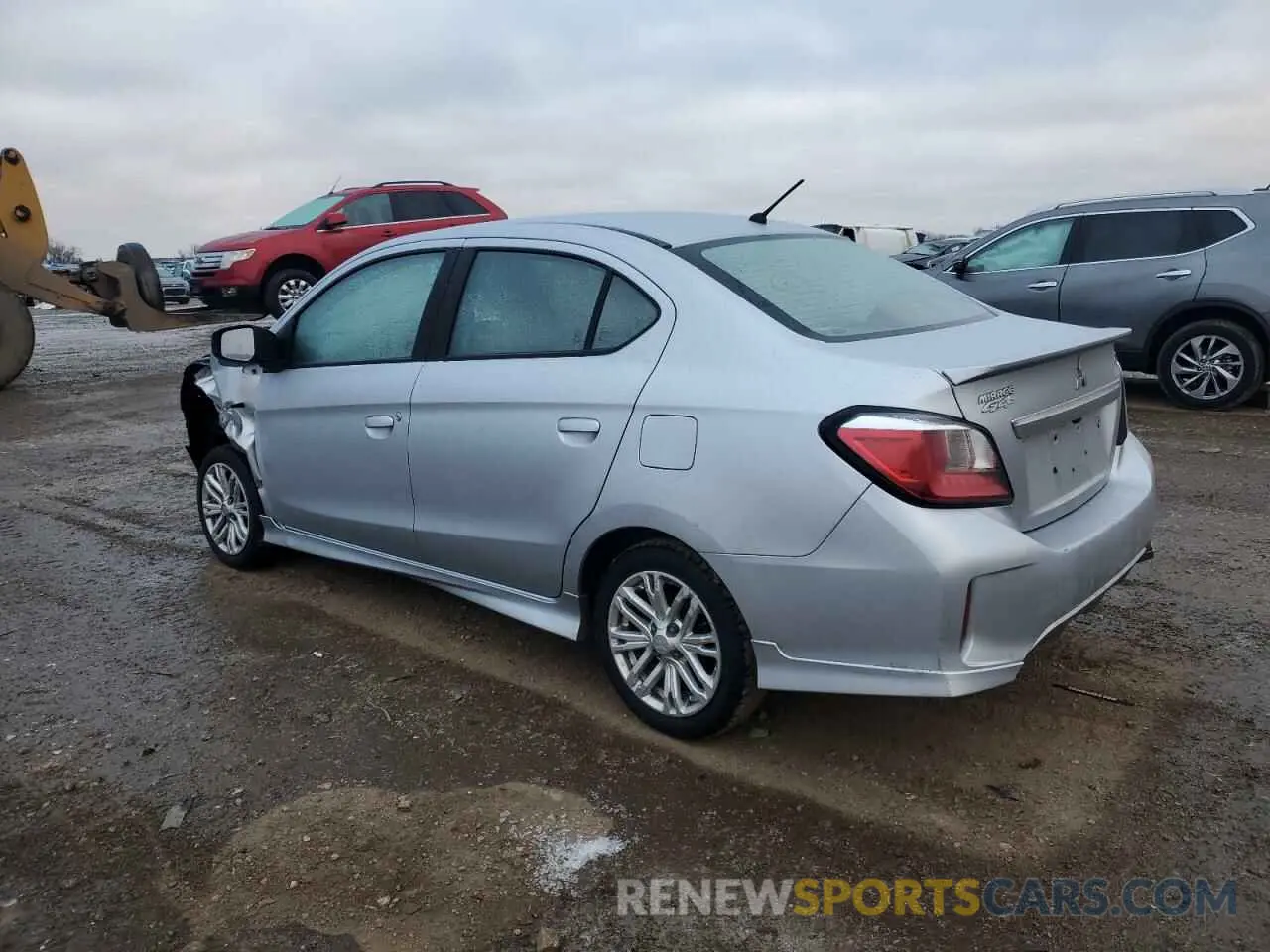 2 Photograph of a damaged car ML32FUFJ5MHF05186 MITSUBISHI MIRAGE 2021