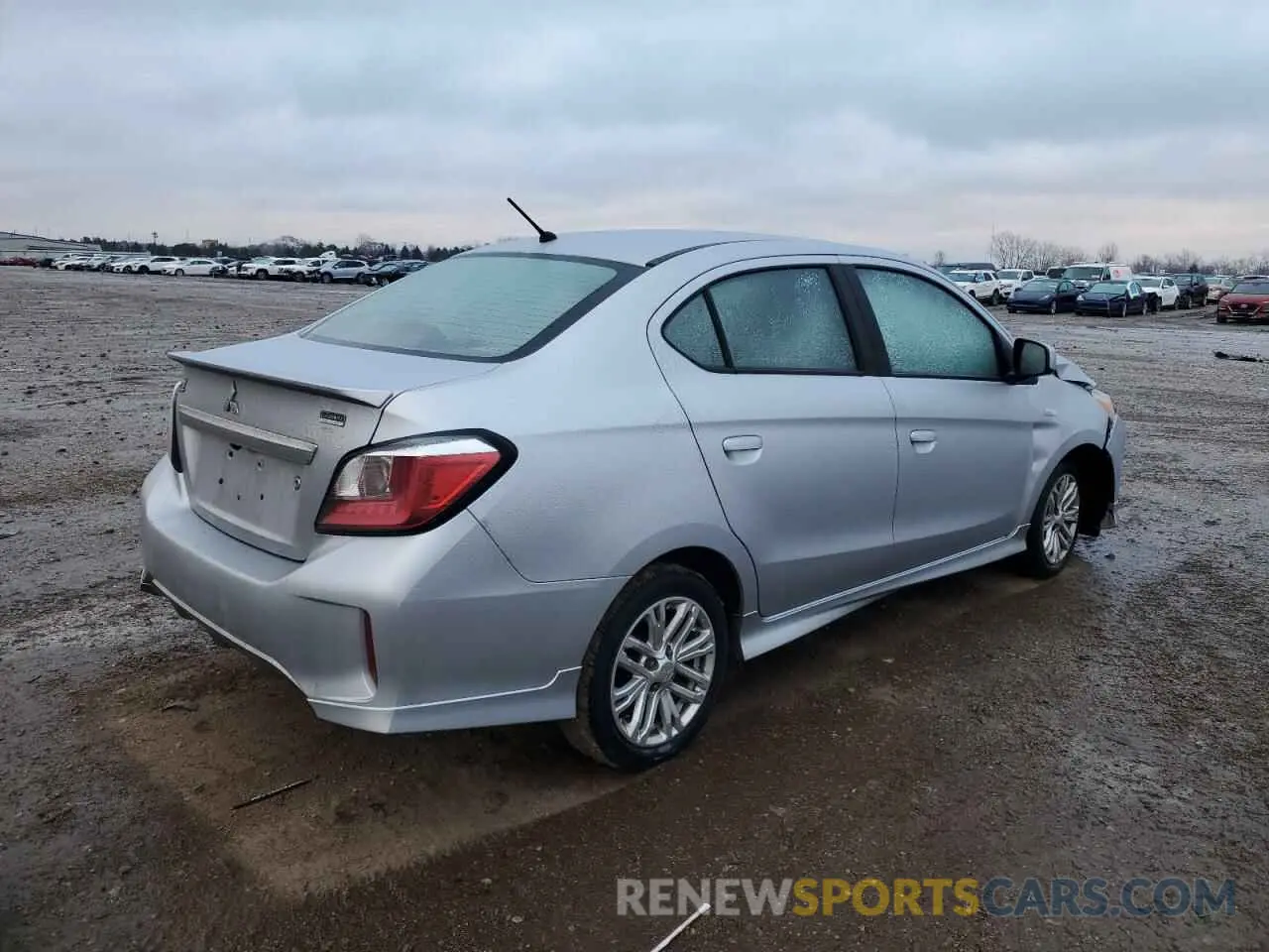 3 Photograph of a damaged car ML32FUFJ5MHF05186 MITSUBISHI MIRAGE 2021