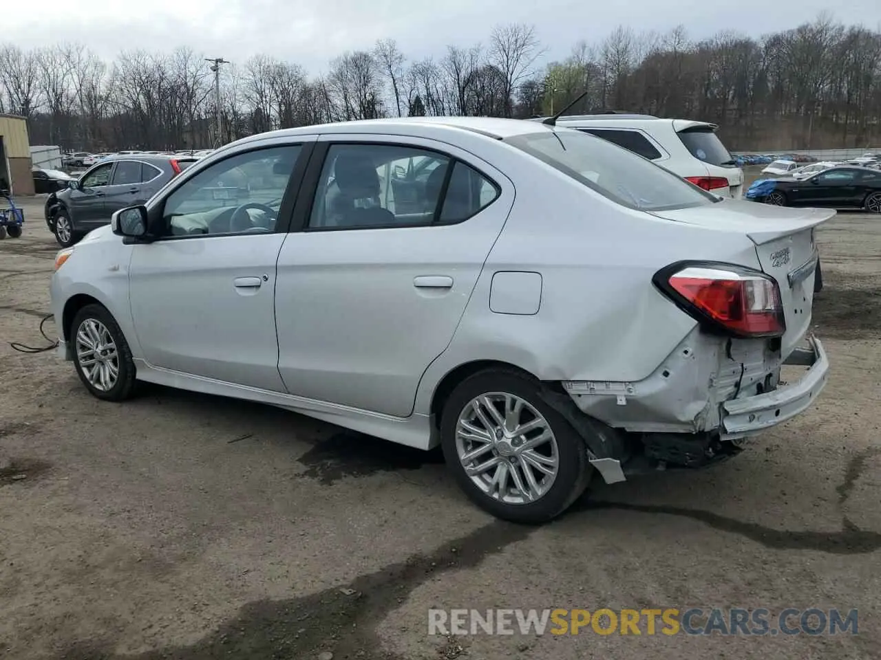 2 Photograph of a damaged car ML32FUFJ7MHF04900 MITSUBISHI MIRAGE 2021