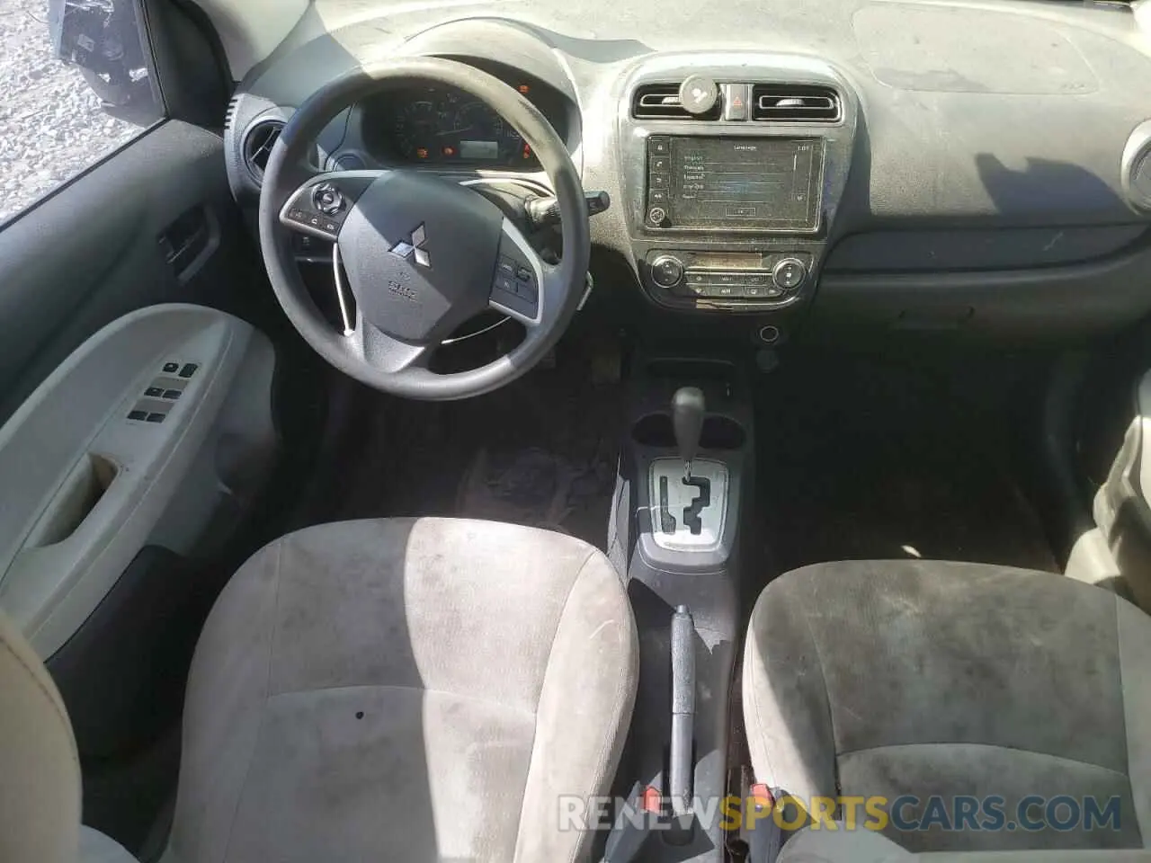 8 Photograph of a damaged car ML32FUFJ7MHF06386 MITSUBISHI MIRAGE 2021