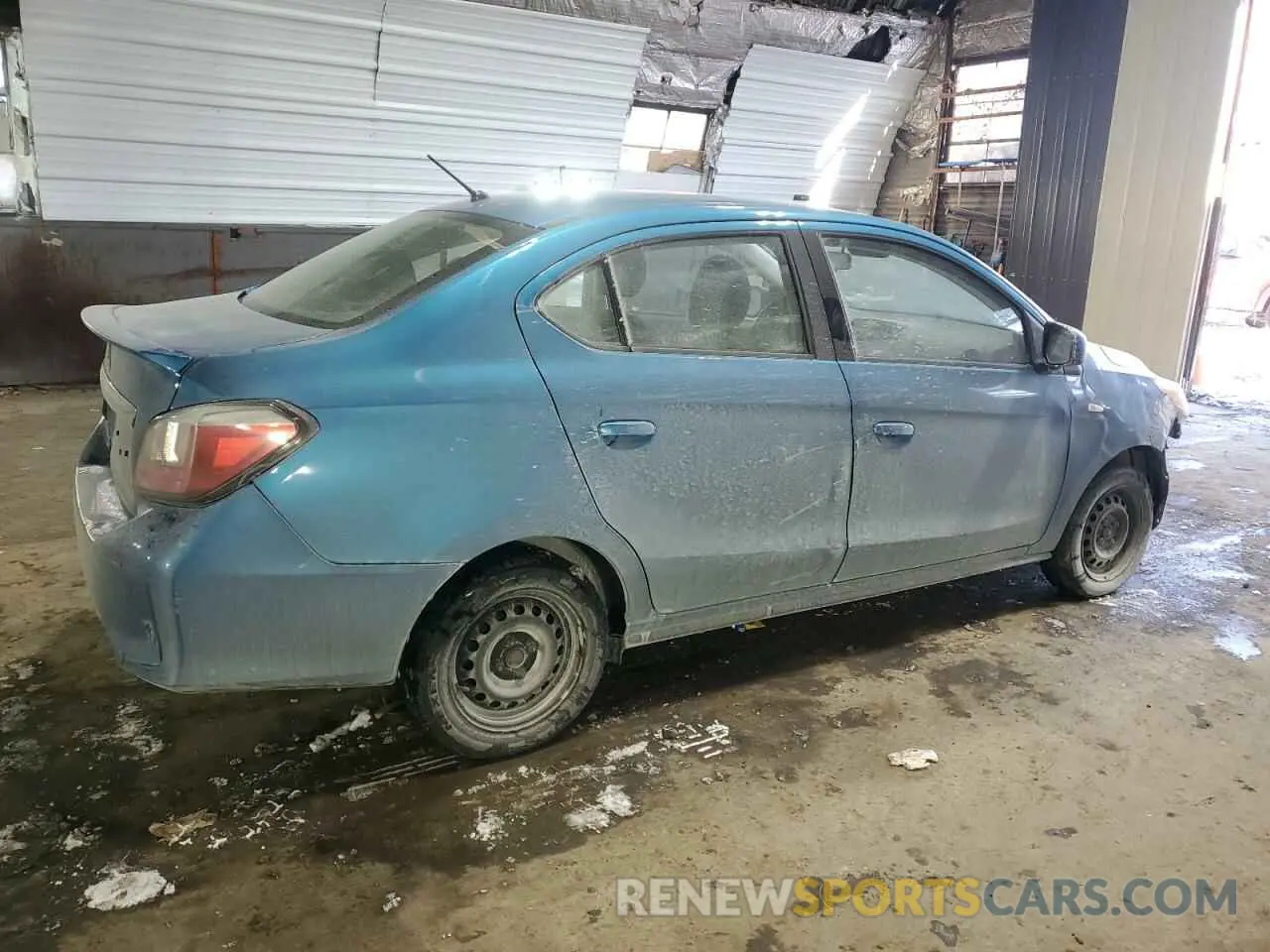 3 Photograph of a damaged car ML32FUFJ9MHF02338 MITSUBISHI MIRAGE 2021