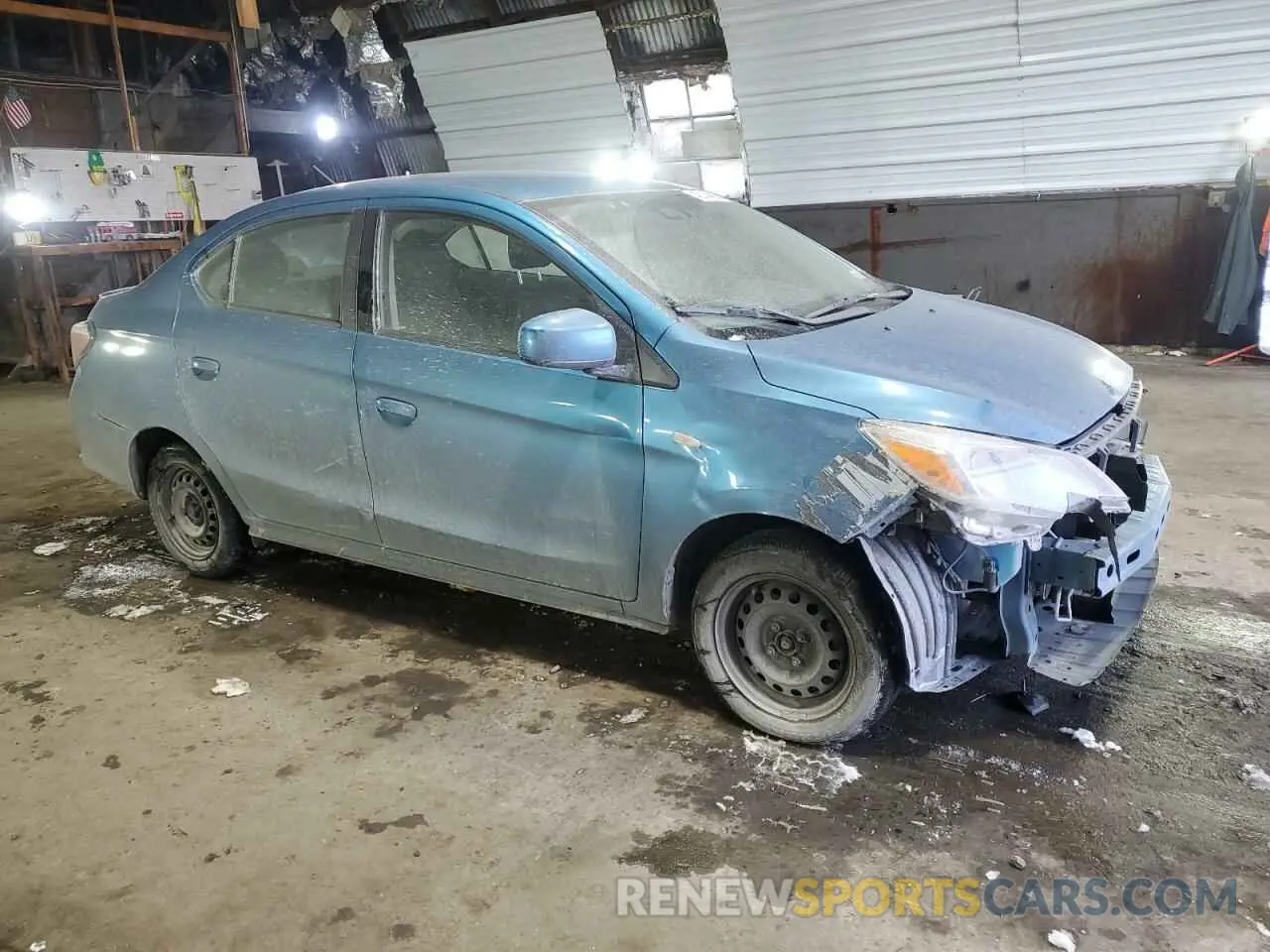4 Photograph of a damaged car ML32FUFJ9MHF02338 MITSUBISHI MIRAGE 2021