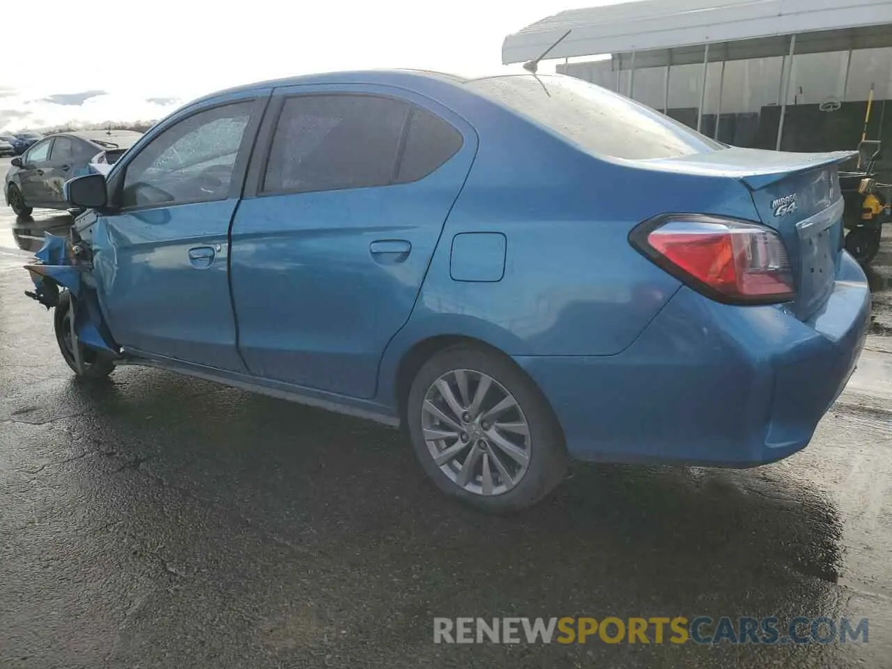 2 Photograph of a damaged car ML32FUFJXMHF01456 MITSUBISHI MIRAGE 2021
