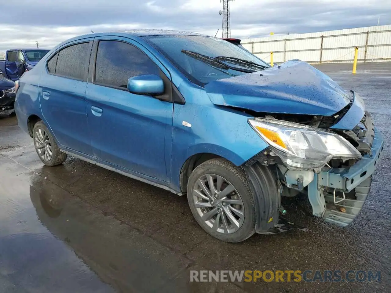4 Photograph of a damaged car ML32FUFJXMHF01456 MITSUBISHI MIRAGE 2021