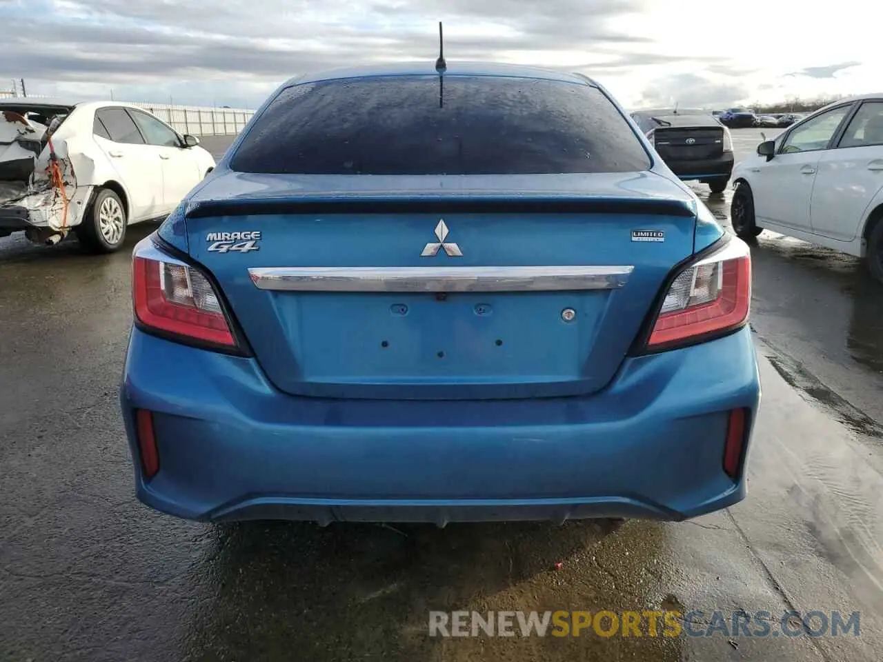 6 Photograph of a damaged car ML32FUFJXMHF01456 MITSUBISHI MIRAGE 2021