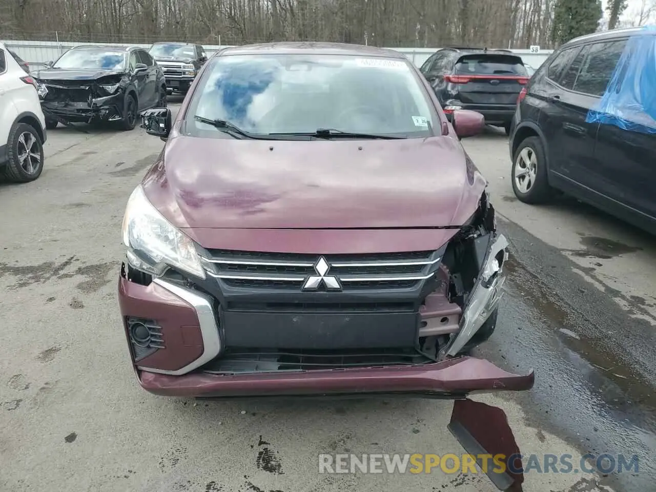 5 Photograph of a damaged car ML32FUFJXMHF06902 MITSUBISHI MIRAGE 2021