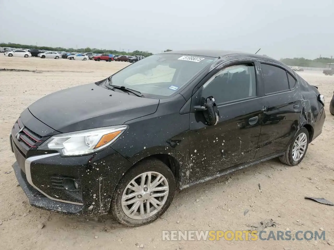 1 Photograph of a damaged car ML32FVFJ5MHF05551 MITSUBISHI MIRAGE 2021