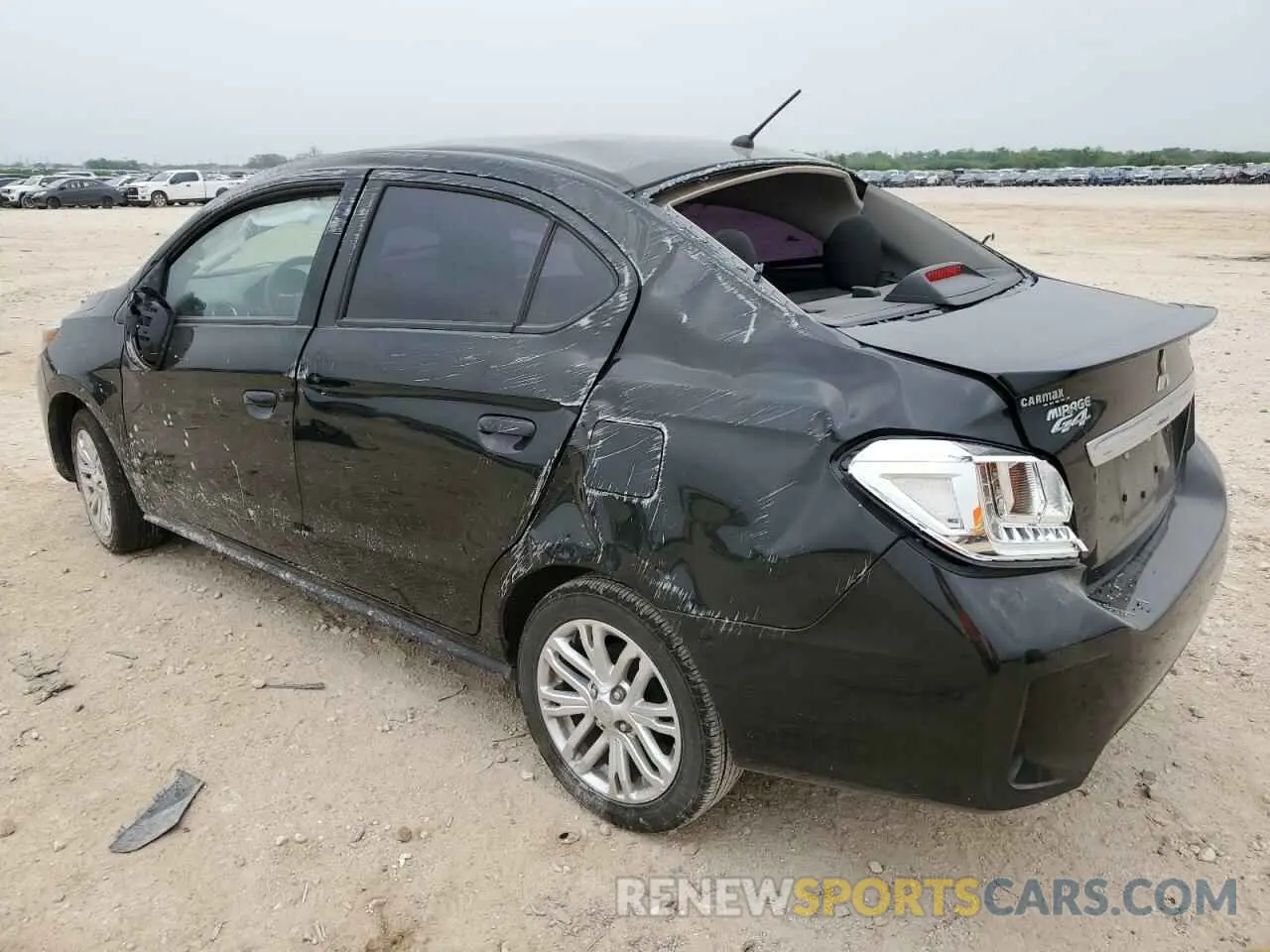 2 Photograph of a damaged car ML32FVFJ5MHF05551 MITSUBISHI MIRAGE 2021