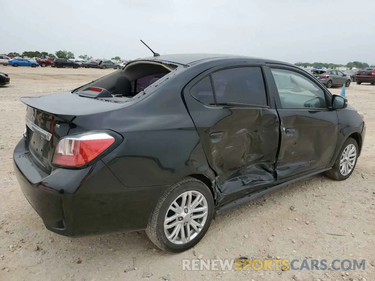 3 Photograph of a damaged car ML32FVFJ5MHF05551 MITSUBISHI MIRAGE 2021