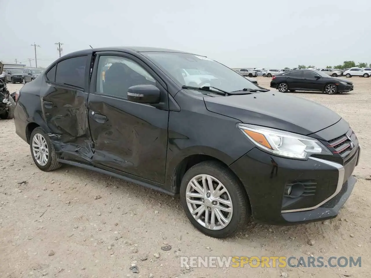 4 Photograph of a damaged car ML32FVFJ5MHF05551 MITSUBISHI MIRAGE 2021
