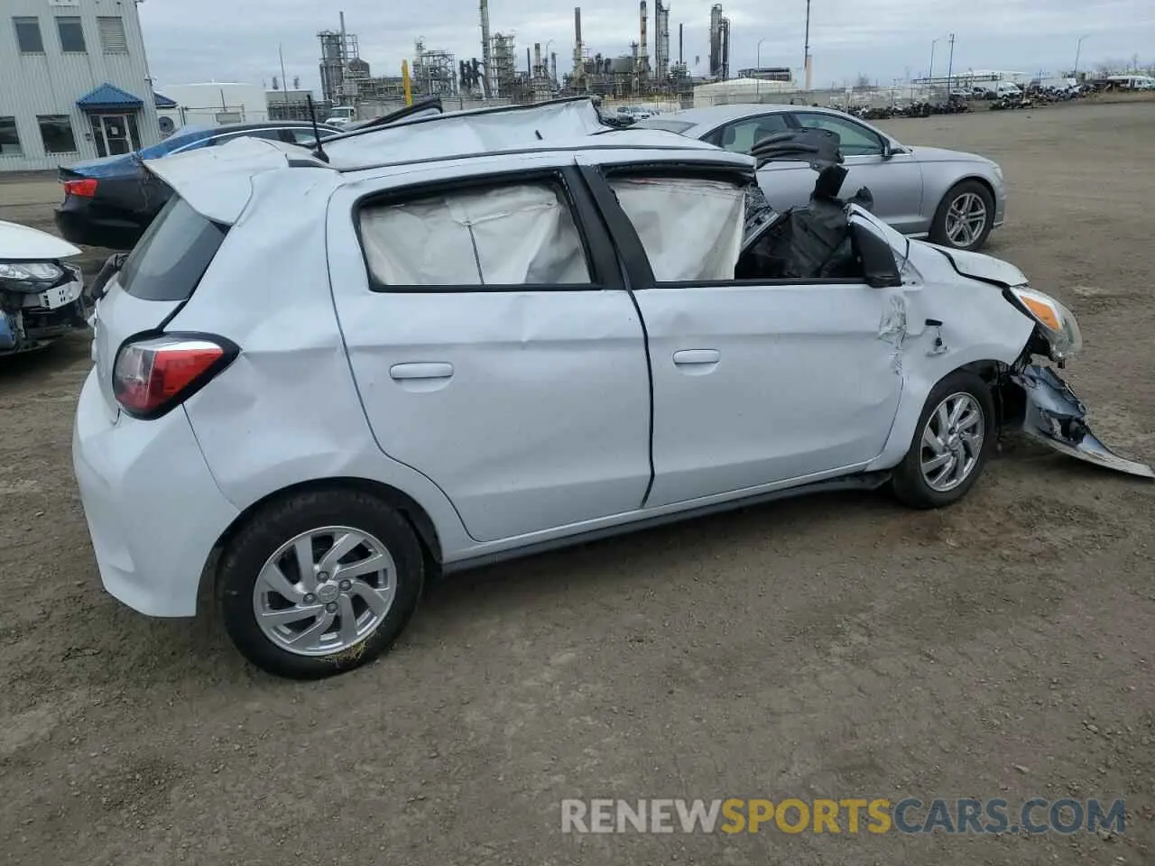 3 Photograph of a damaged car ML32AUHJ0NH004765 MITSUBISHI MIRAGE 2022