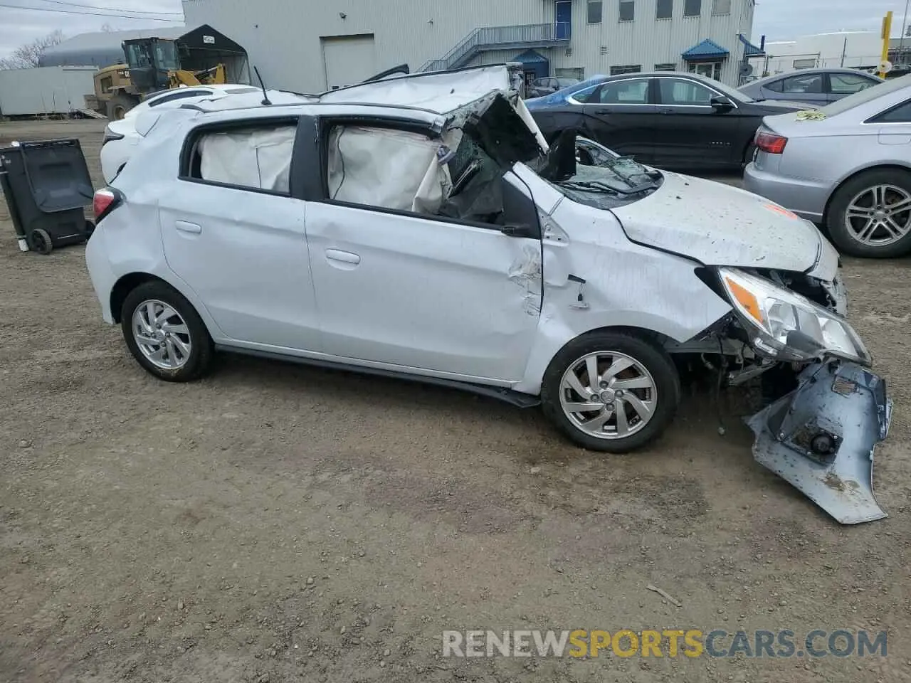 4 Photograph of a damaged car ML32AUHJ0NH004765 MITSUBISHI MIRAGE 2022